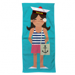 Towel Sailor girl