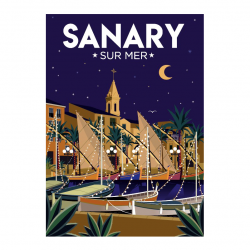 Sanary by night - poster