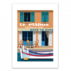 Le Piadon bar - poster