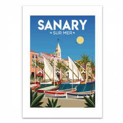 Sanary 'day or night' - poster