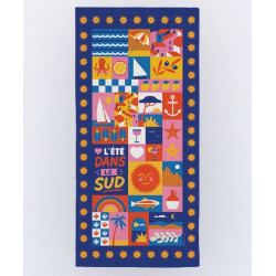 Serviette "L'été dans le Sud"