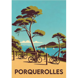 Porquerolles plage - carte