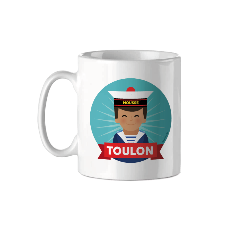Mug pour café, thé ou tisane Le poulpe de Toulon